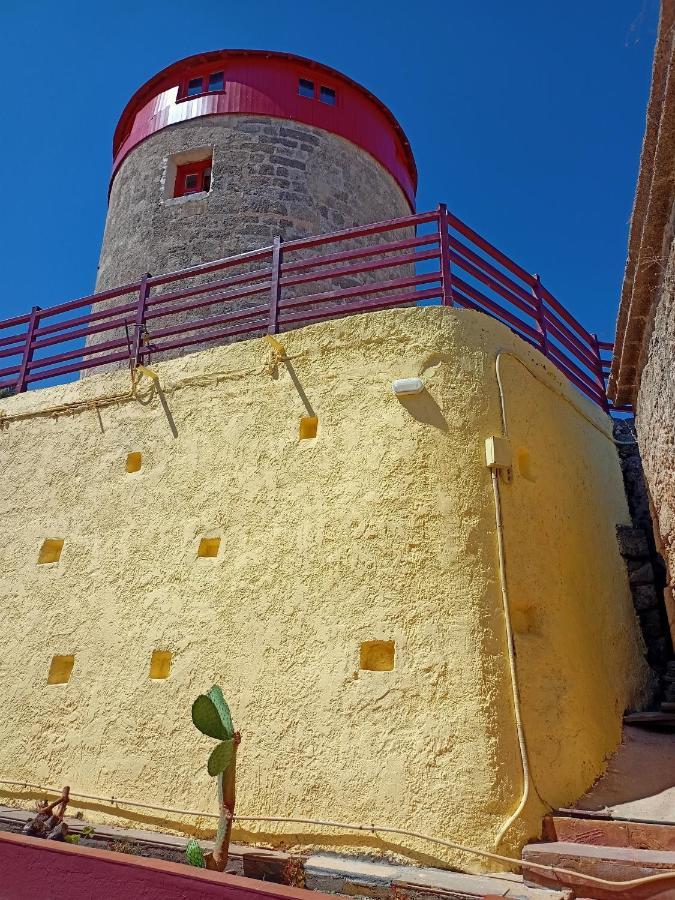 A Medieval Windmill Tower With Magnificent View Rhodes City Eksteriør billede